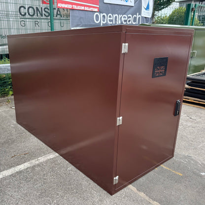 Tuffbox Bi-Bike Locker Outdoor Metal Bike Storage Shed for 2 Bikes