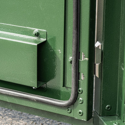 Tuffbox Bi-Bike Locker Outdoor Metal Bike Storage Shed for 2 Bikes