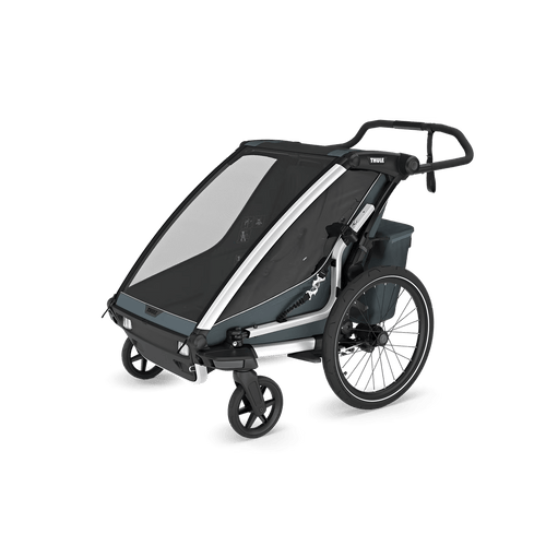 Thule Chariot Cross 2 Bike Trailer (Double) - Dark Slate