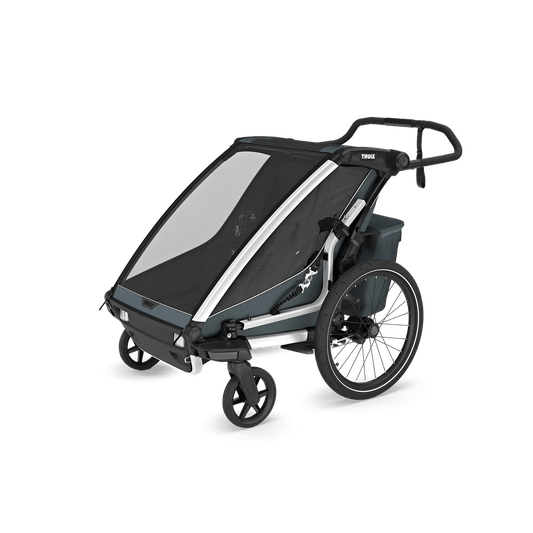 Thule Chariot Cross 2 Bike Trailer (Double) - Dark Slate