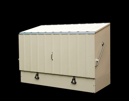 Trimetals Protect-a-Cycle™ with Ramp – High Security Metal Bike Store for 3 Bikes (SBD Approved)